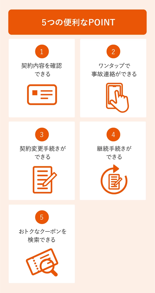 5つの便利なPOINT