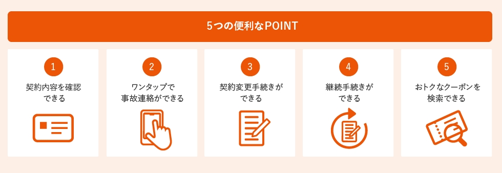 5つの便利なPOINT