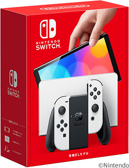 Nintendo Switch （有機ELモデル）Joy-Con(L)/(R) ホワイトの画像
